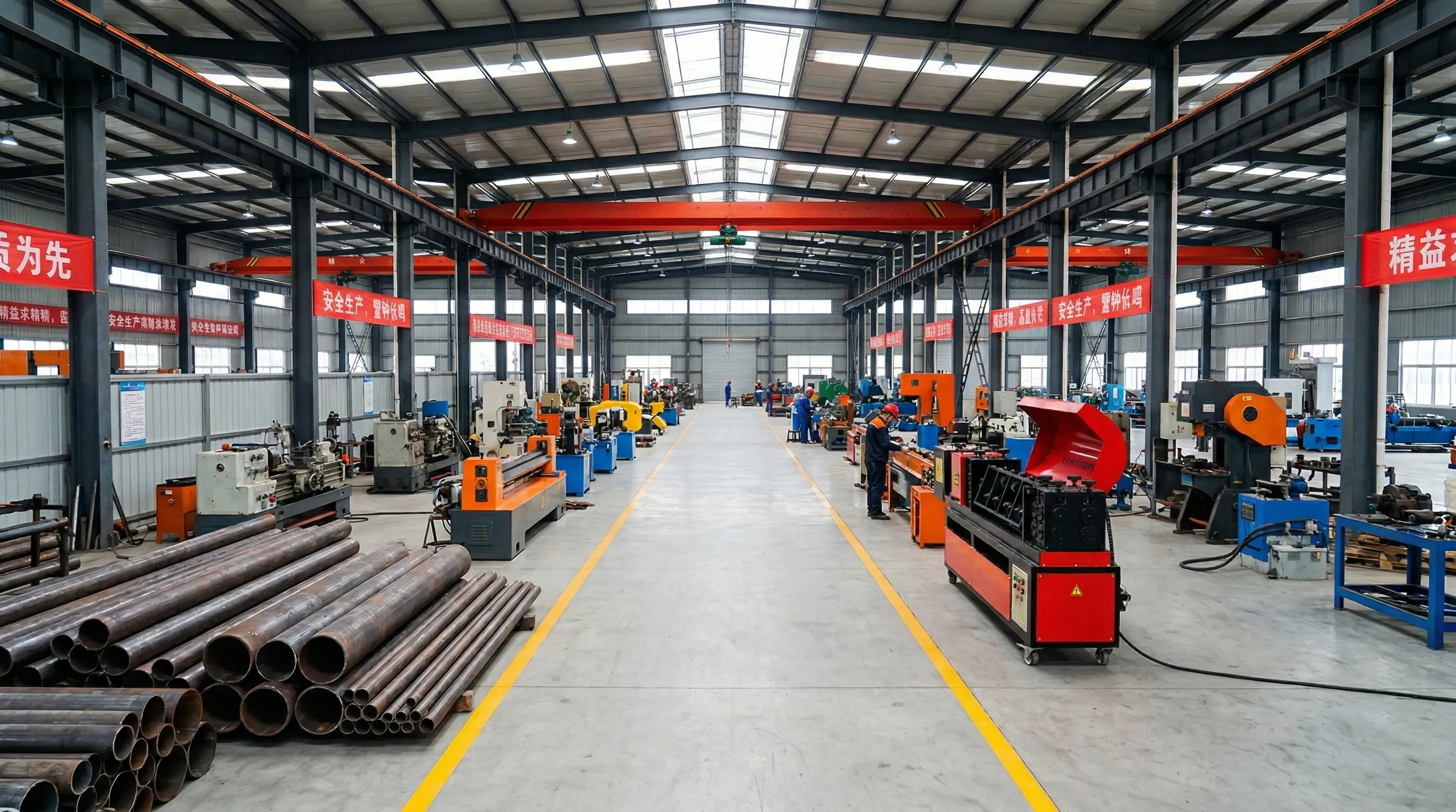 Factory workshop interior